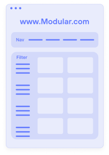 Thumbnail image of a wireframe of a model repo website