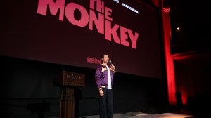 LOS ANGELES, CALIFORNIA - FEBRUARY 13: Writer/director Osgood Perkins at the Los Angeles Premiere of Neon's "The Monkey" at Immanuel Presbyterian Church on February 13, 2025 in Los Angeles, California. (Photo by Stewart Cook/Neon via Getty Images)