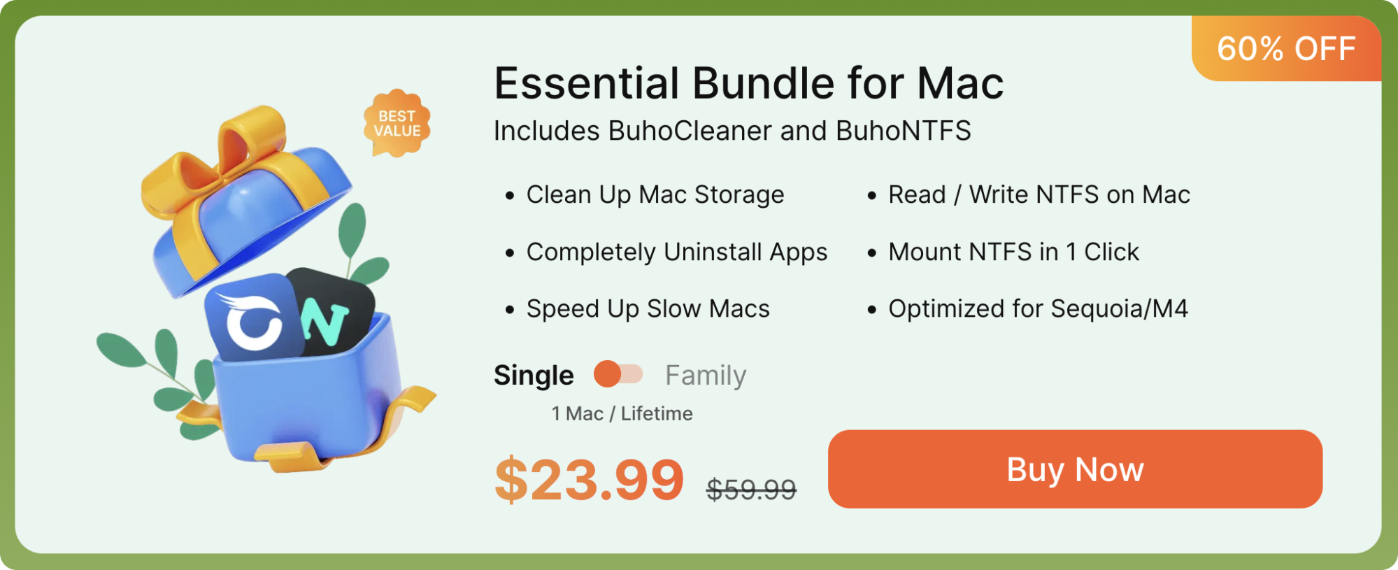 BuhoCleaner Essential Summer Bundle for Mac