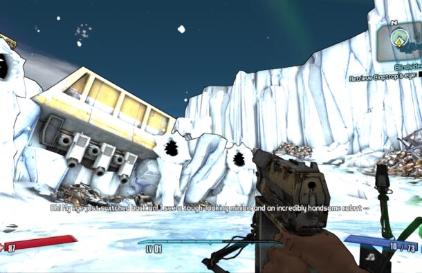 Borderlands 2 running on MacBook Air