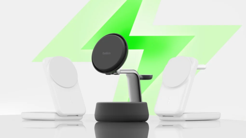Belkin’s gorgeous new iPhone stands do 25W wireless charging Belkin UltraCharge Pro 3-in-1 Magnetic Charging Dock