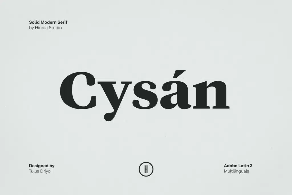 Cysan - Modern Serif