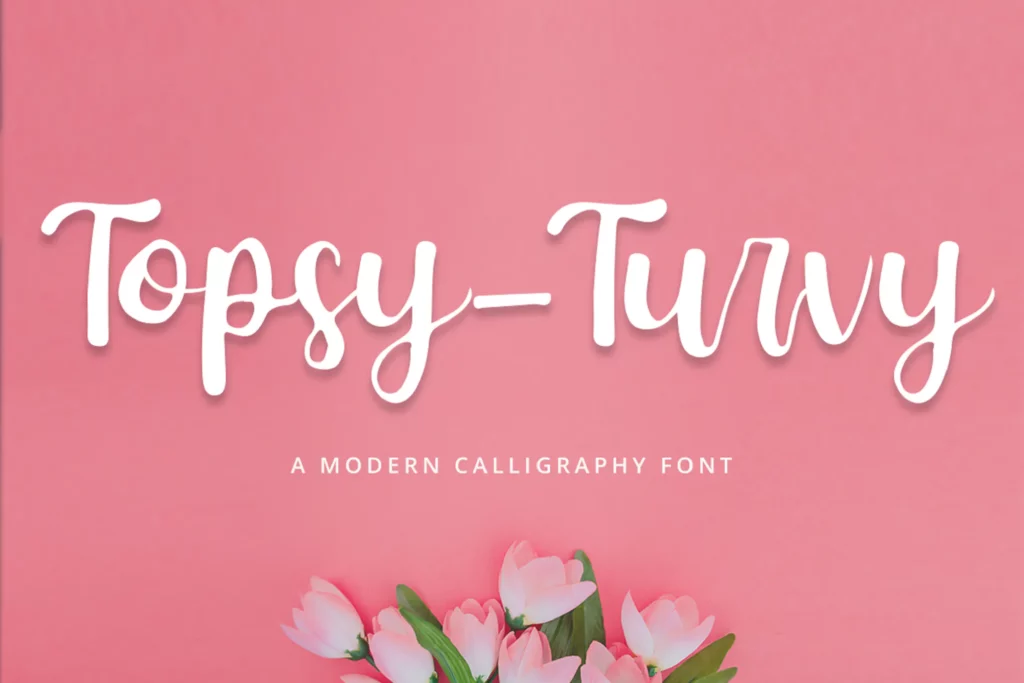 Feminine Curvy Script Font