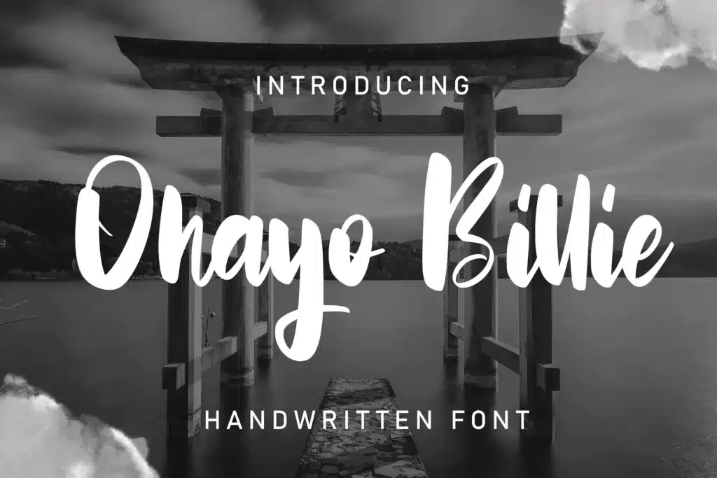 Ohayo Billie | Handwritten Font