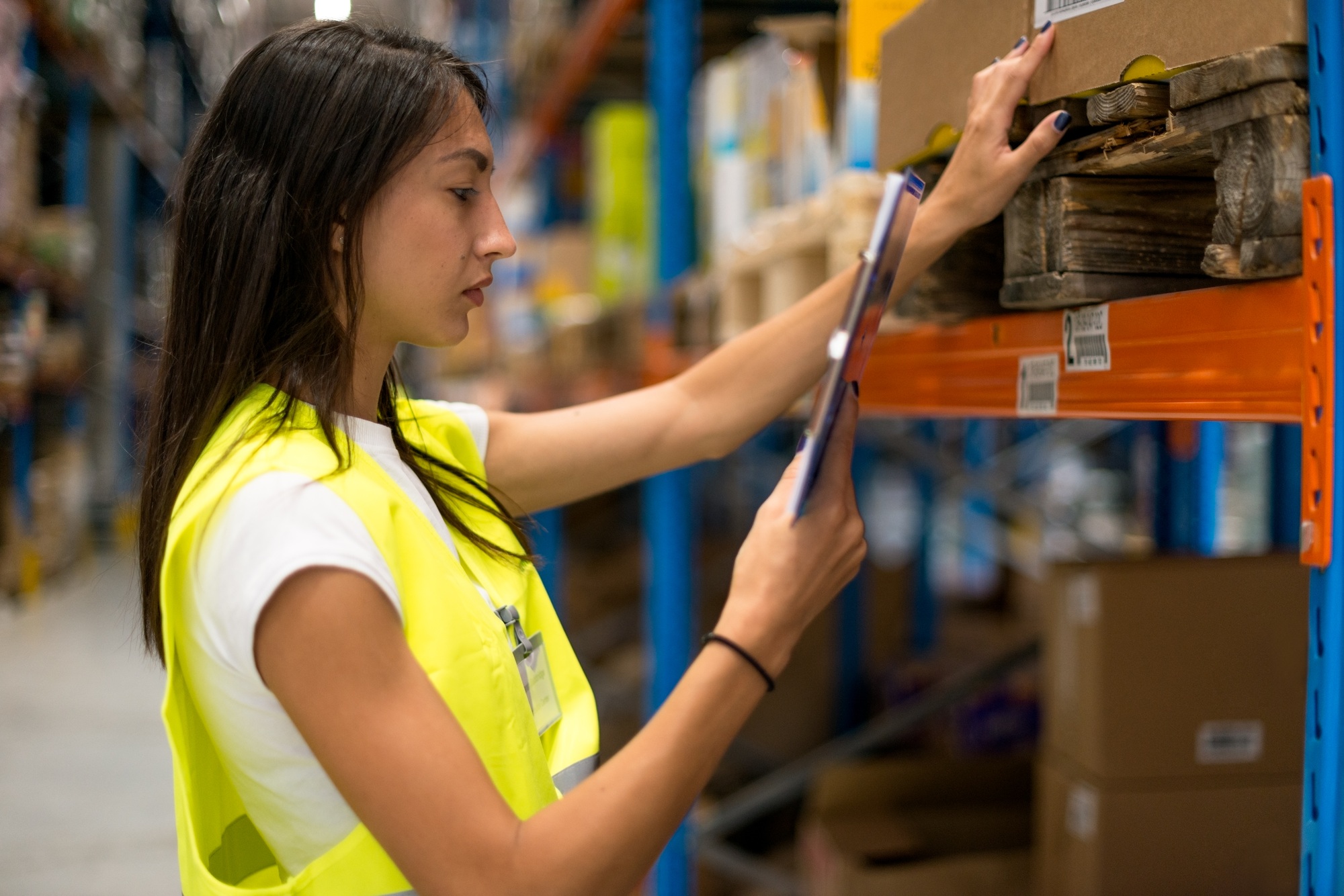 Revision of inventory in warehouse