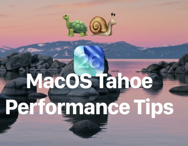 MacOS Tahoe 26 feels slower to some users but is usually easy to fix performance