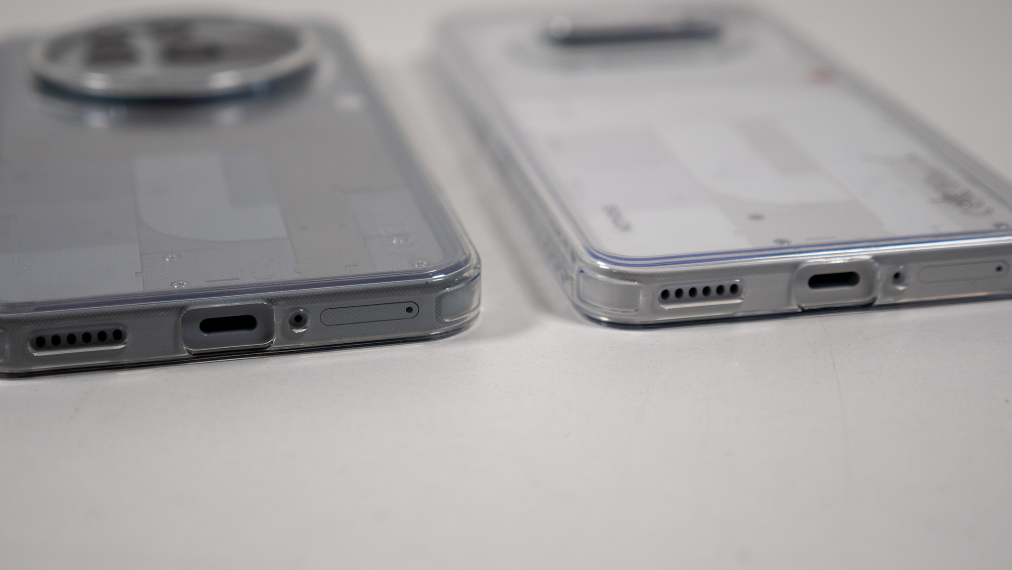 Tudia clear cases for the Nothing Phone 3a and Nothing Phone 3a Pro
