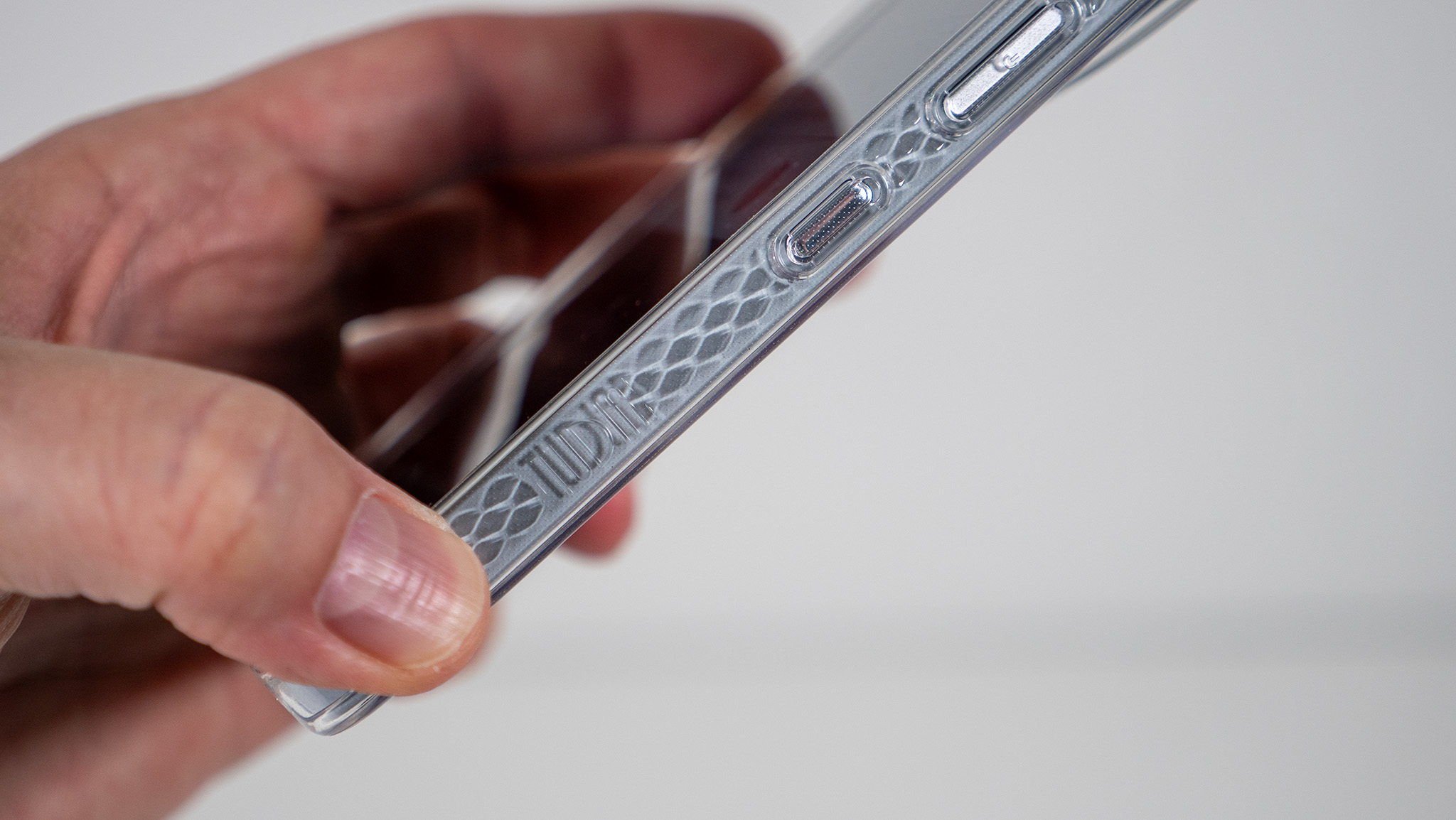 A close-up look at Tudia Lucion cases for the Nothing Phone 3a Pro