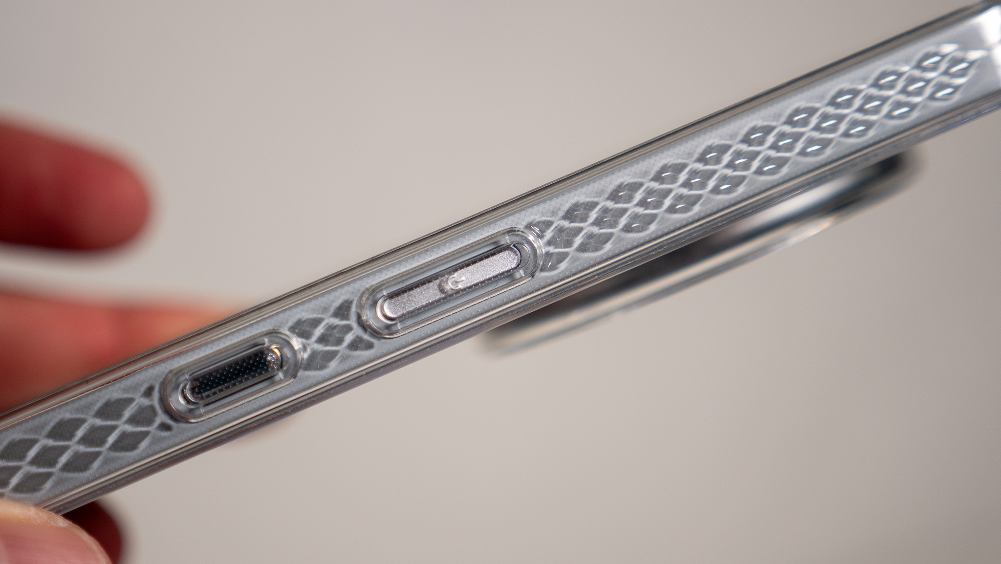 A close-up look at Tudia Lucion cases for the Nothing Phone 3a Pro