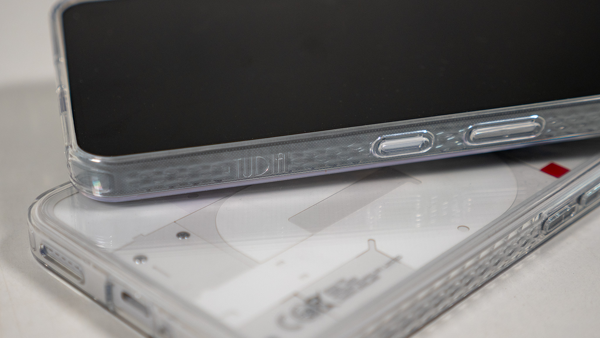 Tudia clear cases for the Nothing Phone 3a and Nothing Phone 3a Pro