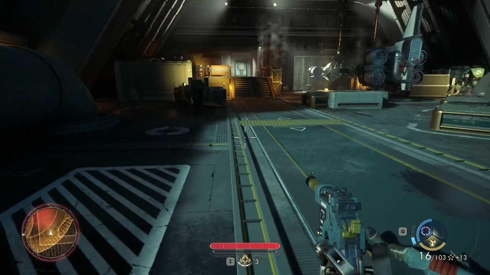 A The Outer Worlds 2 screenshot showing the path you must follow after clearing the initial area in the Central Dispatch route