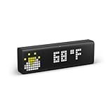 LaMetric TIME Wi-Fi Clock for Smart Home - Social Media Counter - Cinema Lightbox - Digital Alarm...