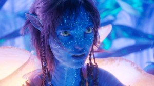 AVATAR: FIRE AND ASH, from left: Sigourney Weaver as Kiri, Jack Champion as Miles 'Spider' Socorro, 2025. © 20th Century Studios / Courtesy Everett Collection