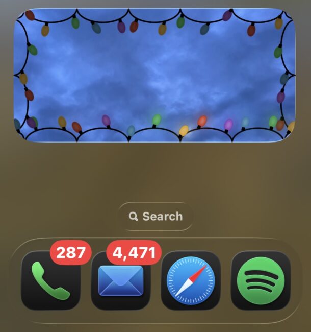 Festivitas brings Christmas lights to iPhone Home Screen with fun widgets, or to the Mac Desktop